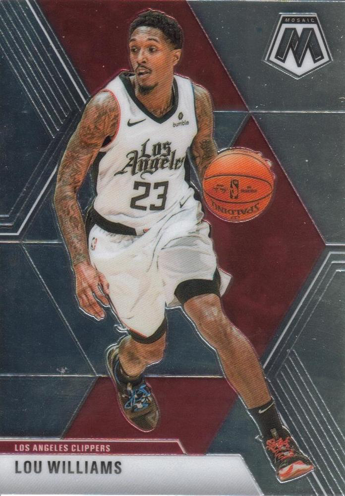 2019 Panini Mosaic Lou Williams #68 Los Angeles Clippers