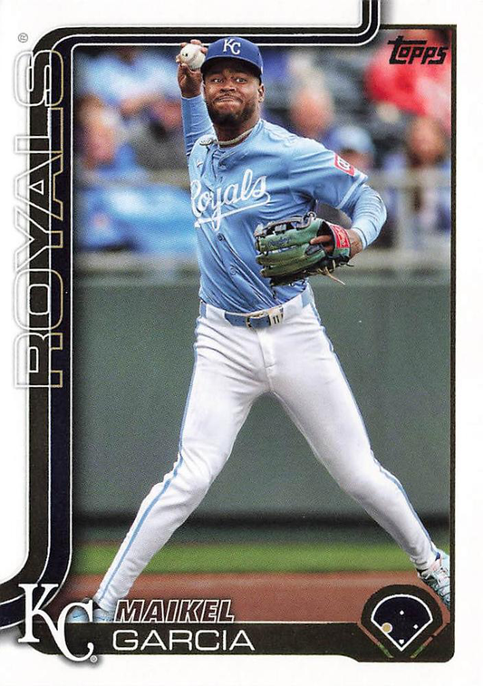 2025 Topps Series 1 Maikel Garcia Kansas City Royals #135