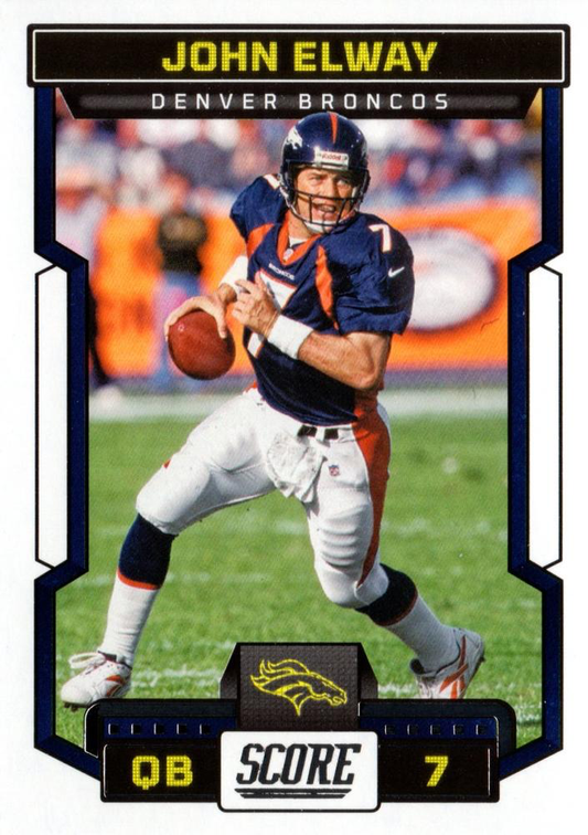 2023 Panini Score Football John Elway Denver Broncos #77