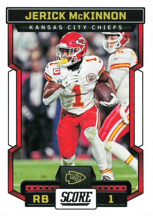 2023 Panini Score Football Jerick McKinnon Kansas City Chiefs #130