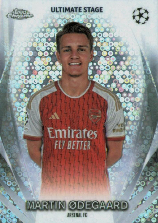 2023 Topps UCC Ultimate Stage Chrome Martin Ødegaard USC-7 Arsenal FC