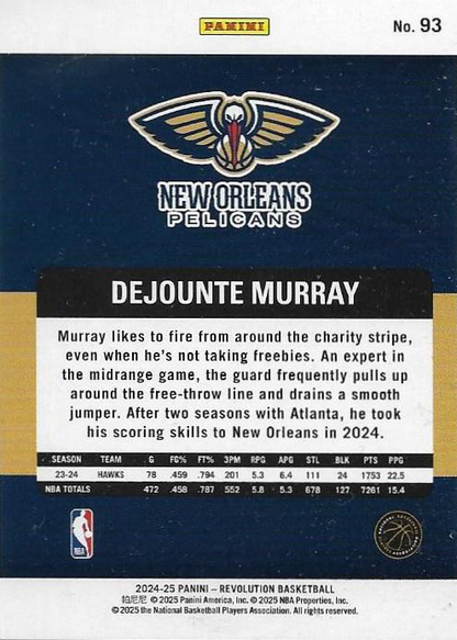2024 Panini Revolution Dejounte Murray #93 New Orleans Pelicans
