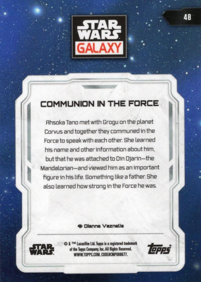 2024 Topps Chrome Star Wars Galaxy Communion in the Force #48