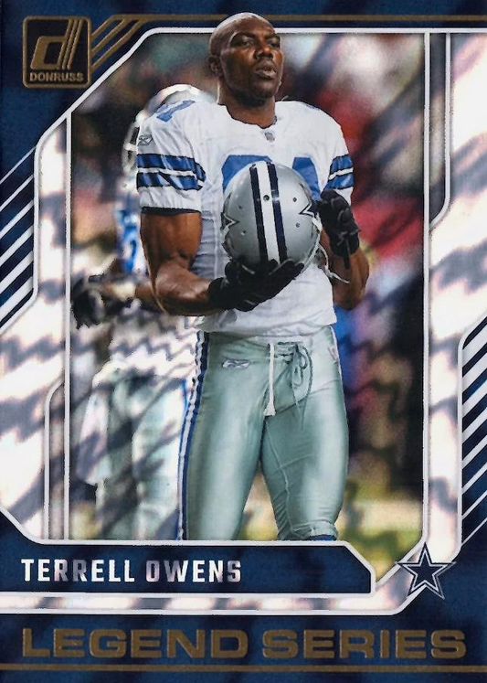 2024 Panini Donruss Legend Series Terrell Owens #2 Dallas Cowboys
