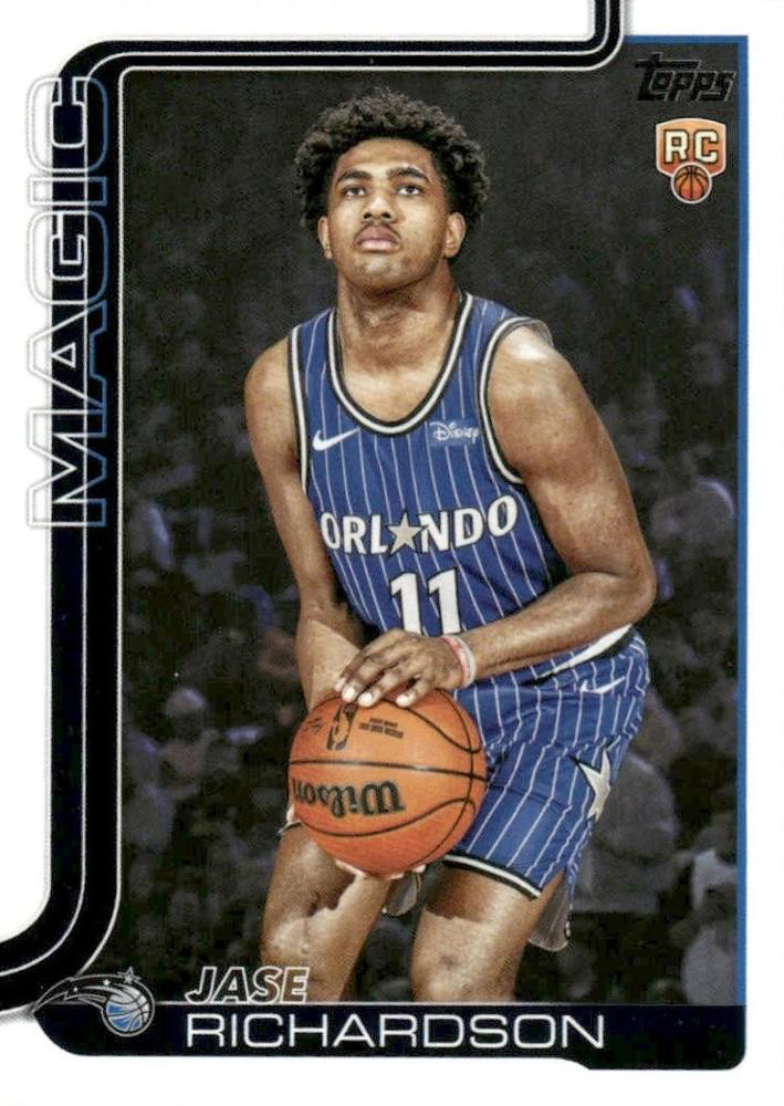 2025 Topps NBA Jase Richardson RC #225 Orlando Magic