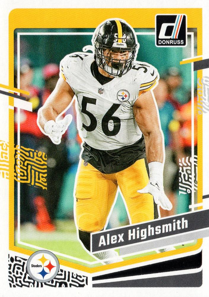 2023 Panini Donruss Alex Highsmith #255 Pittsburgh Steelers