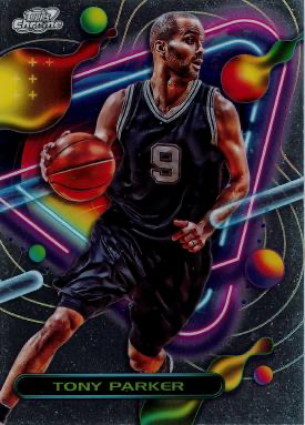 2023 Topps Chrome Cosmic Tony Parker #114 San Antonio Spurs