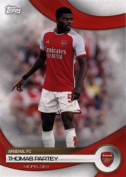 2023 Topps Arsenal Team Set Thomas Partey #13 Arsenal FC