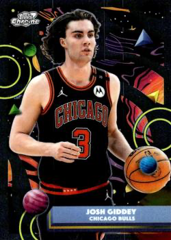 2025 Topps Chrome Cosmic Josh Giddey #118 Chicago Bulls