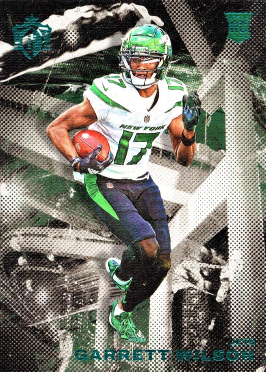 2022 Panini Chronicles Gridiron Kings Teal RC Garrett Wilson #GK-7 New York Jets