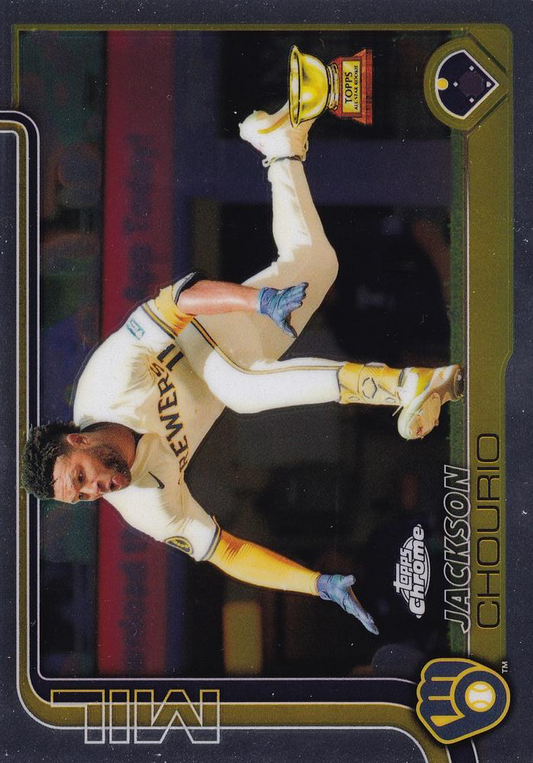 2025 Topps Chrome MLB Jackson Chourio ASR #262 Milwaukee Brewers