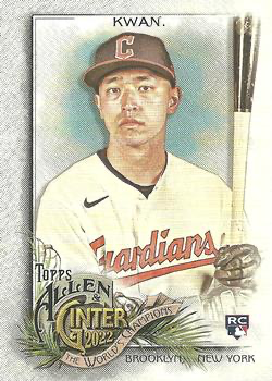 2022 Topps Allen & Ginter Steven Kwan RC Cleveland Guardians #245