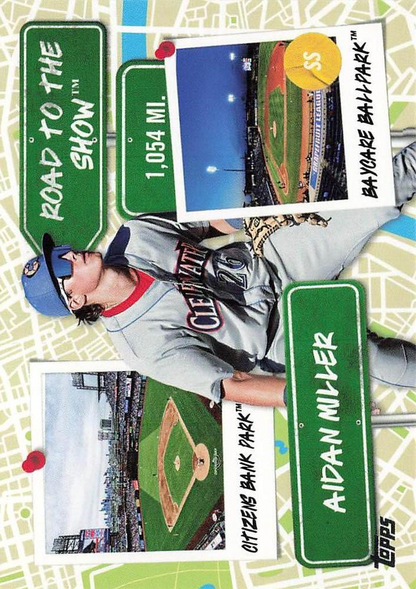 2024 Topps Pro Debut Road to the Show Aidan Miller #RTTS-10 Clearwater Threshers
