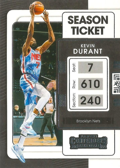 2021 Panini Contenders Kevin Durant #84 Brooklyn Nets