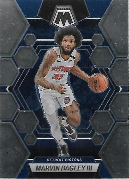 2022 Panini Mosaic Marvin Bagley III #56 Detroit Pistons