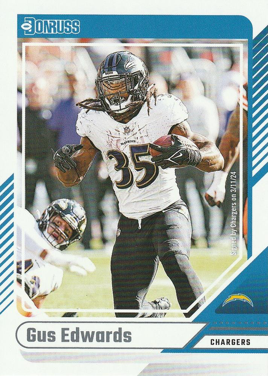 2024 Panini Donruss Gus Edwards Los Angeles Chargers #169