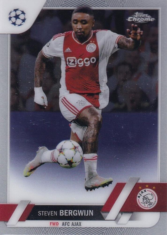 2022 Topps Chrome UCC Steven Bergwijn #176 Ajax