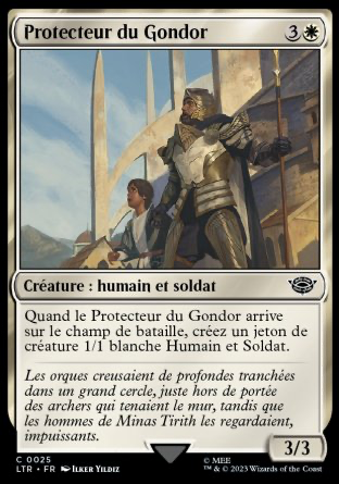 2023 Magic MTG Le Seigneur des Anneaux Protecteur du Gondor LTR #25