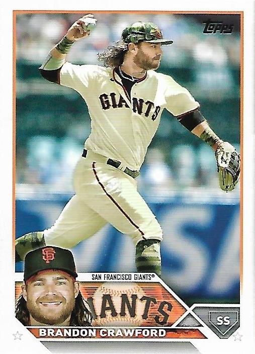2023 Topps Series 1 Brandon Crawford San Francisco Giants #66