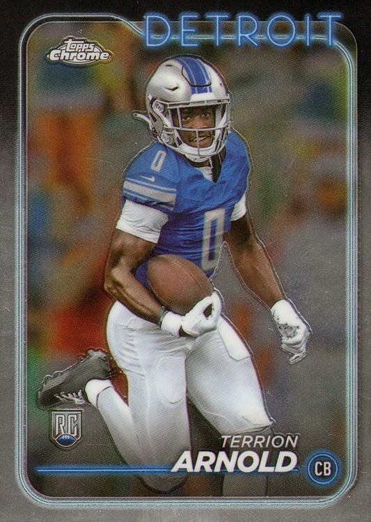 2024 Topps Chrome Football Terrion Arnold RC #228 Detroit Lions