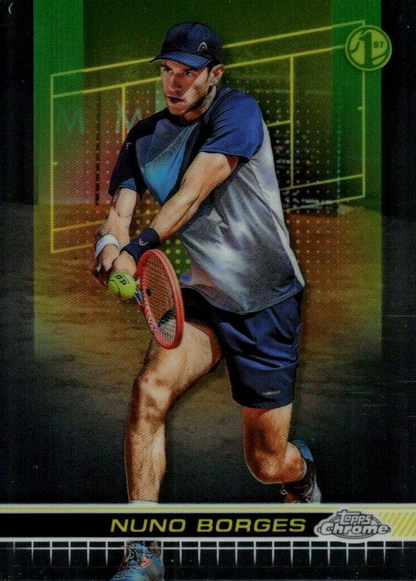 2024 Topps Chrome Tennis Nuno Borges RC #80