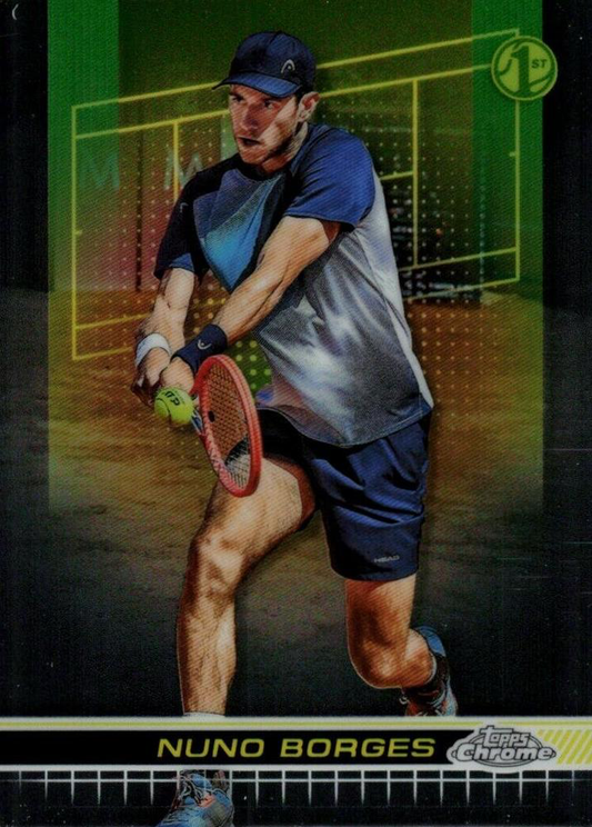 2024 Topps Chrome Tennis Nuno Borges RC #80