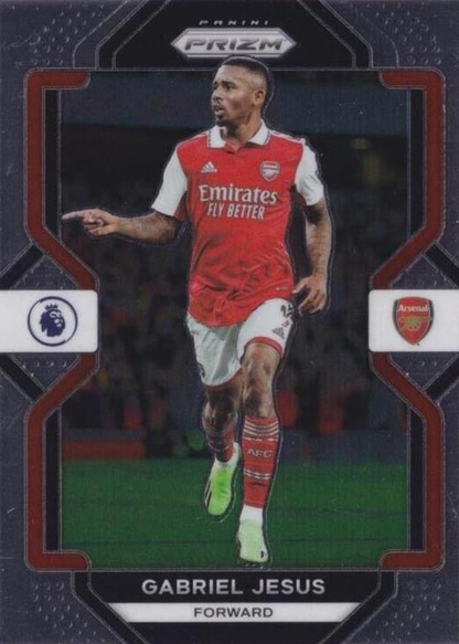2022 Panini Prizm Premier League Gabriel Jesus #155 Arsenal FC