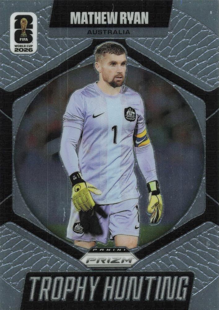 2026 Panini Prizm World Cup Trophy Hunting Mathew Ryan #5 Australie