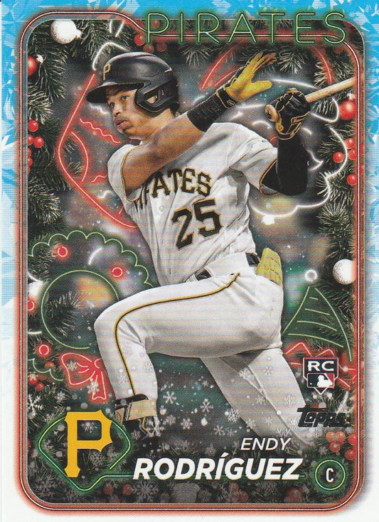 2024 Topps Holiday Endy Rodríguez RC Pittsburgh Pirates #H9