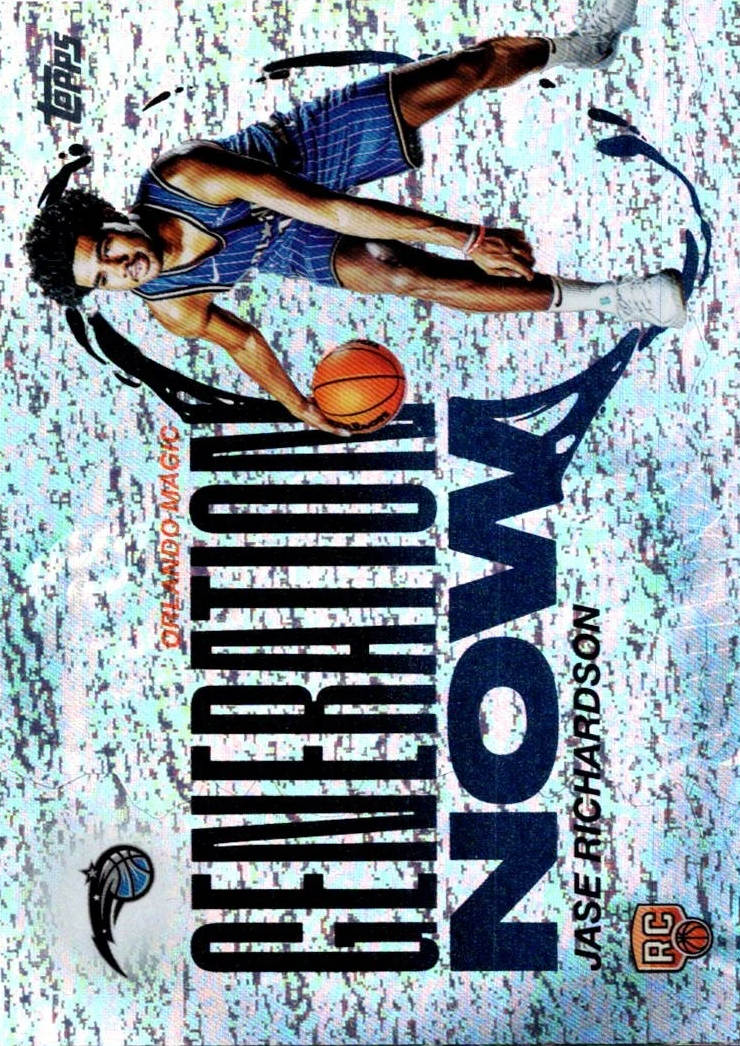 2025 Topps NBA Generation Now Holo Foil Jase Richardson GN-25 Orlando Magic