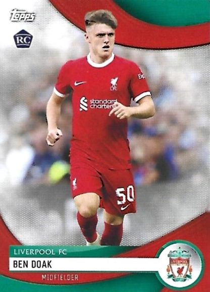 2023 Topps Liverpool Team Set Ben Doak RC #15 Liverpool