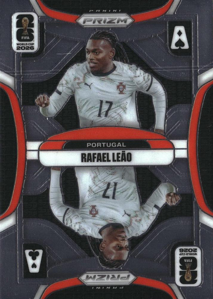 2026 Panini Prizm World Cup Aces Rafael Leao #25 Portugal