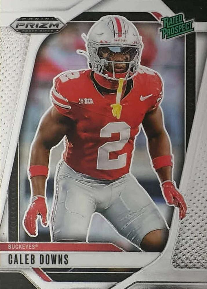 2025 Panini Prizm Draft Picks Caleb Downs #159 Ohio State Buckeyes