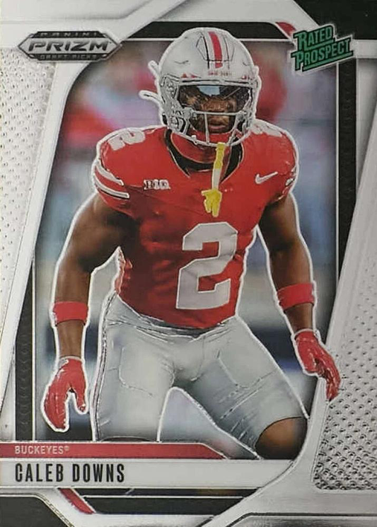 2025 Panini Prizm Draft Picks Caleb Downs #159 Ohio State Buckeyes