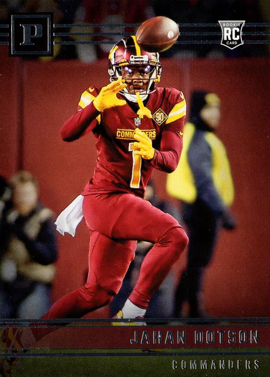 2022 Panini Chronicles Panini RC Jahan Dotson #PA-9 Washington Commanders