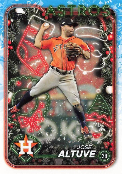 2024 Topps Holiday Jose Altuve Houston Astros #H8