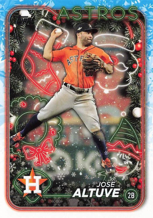 2024 Topps Holiday Jose Altuve Houston Astros #H8