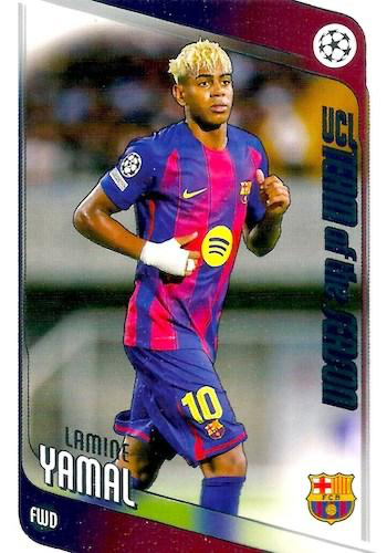 2025 Topps UCC Lamine Yamal TOS #10 FC Barcelona