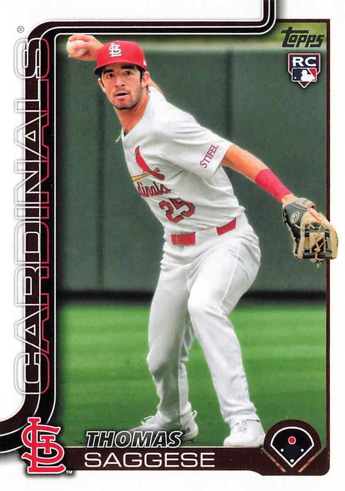 2025 Topps Series 2 Thomas Saggese RC #463 St. Louis Cardinals