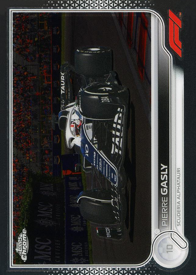 2022 Topps Chrome Formula 1 Pierre Gasly #46 Scuderia AlphaTauri
