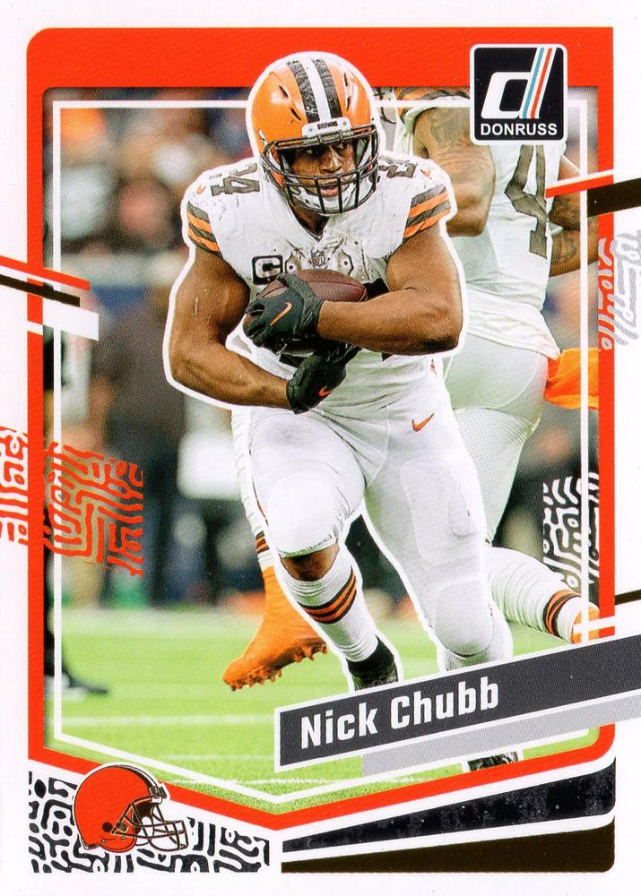 2023 Panini Donruss Nick Chubb #69 Cleveland Browns