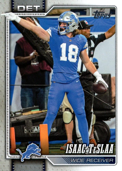 2026 Topps Flagship Isaac TeSlaa #64 Detroit Lions