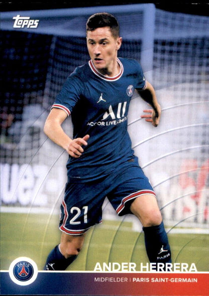 2021 Topps PSG Team Set Ander Herrera #14 Paris Saint-Germain