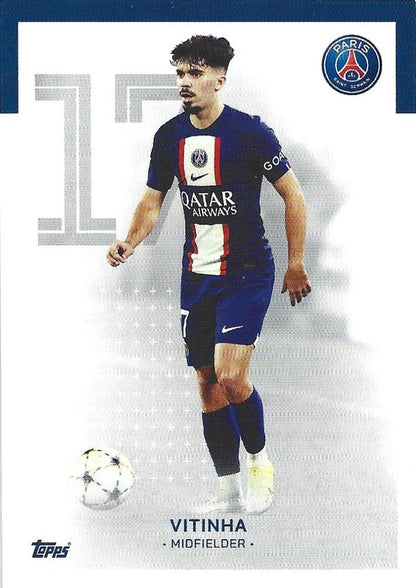 2022 Topps PSG Team Set Vitinha #12 Paris Saint-Germain