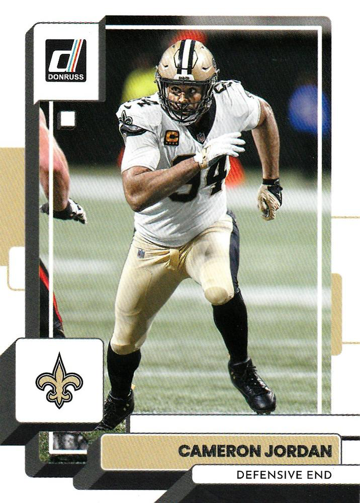 2022 Panini Donruss Cameron Jordan #249 New Orleans Saints