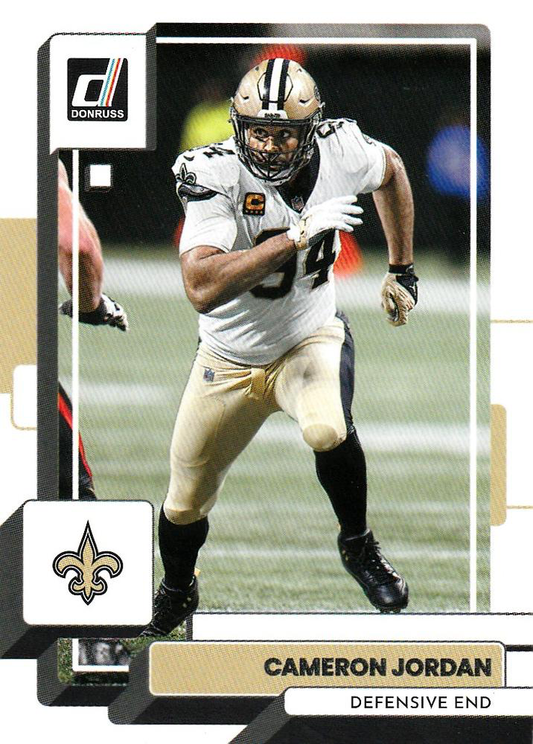 2022 Panini Donruss Cameron Jordan #249 New Orleans Saints