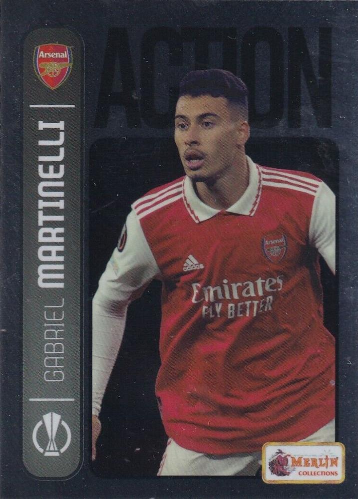 2022 Topps Merlin Heritage UCC Gabriel Martinelli #156 Arsenal FC