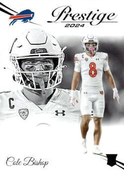 2024 Panini Prestige Cole Bishop RC #384 Buffalo Bills