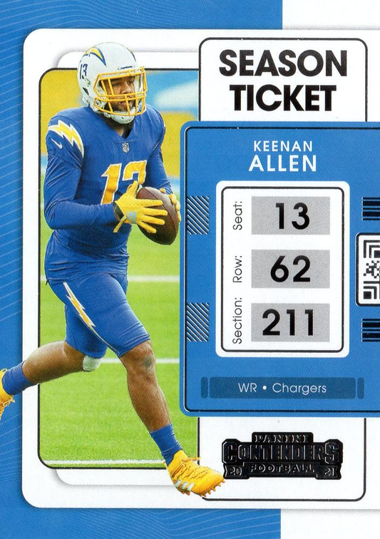 2021 Panini Contenders Keenan Allen Los Angeles Chargers #52
