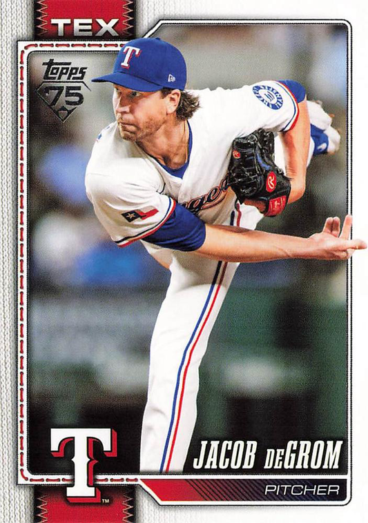 2026 Topps Series 1 Jacob deGrom #99 Texas Rangers
